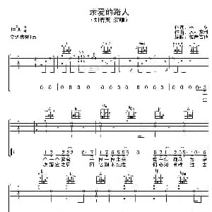 亲爱的路人 吉他谱 刘若英 林夕 木村充利