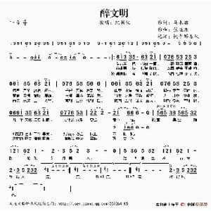 醉文明_歌谱投稿_词曲:马未都 张亚东