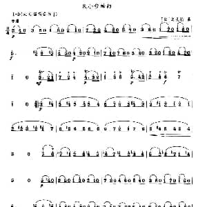 笛子谱 | 小步舞曲 莫扎特