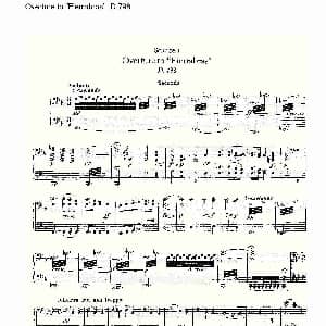 Overture to 钢琴谱