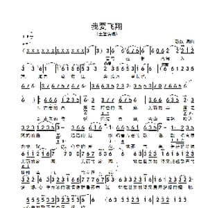 我要飞翔_歌谱投稿_词曲:歌奴 歌奴