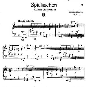 Spielsachen Op.35 钢琴谱 狄奥多 柯希纳