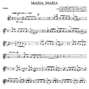 小提琴谱 | MARIA,MARIA