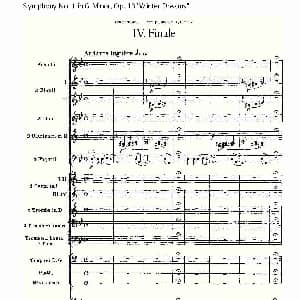 G小调第一交响曲, Op.13 冬天的梦幻Op.13第四乐章 一