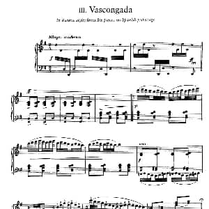 Six Pieces on Spanish Folksongs H.125 钢琴谱 恩里克 格拉那多斯 Enrique Granados