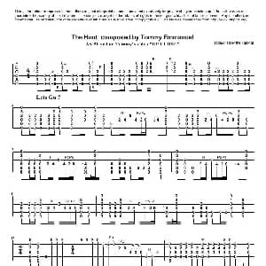 tommy emmanuel the hunt from up close video 吉他谱