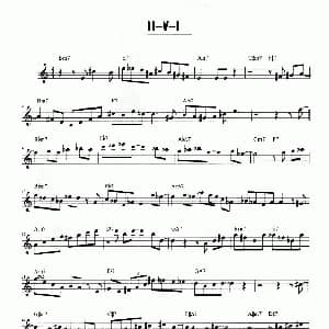 萨克斯谱 | Ii v i Solo