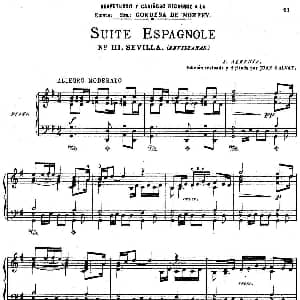 Suite Espanola Op.47 钢琴谱 埃赛克 阿尔贝尼兹