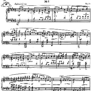 9首玛祖卡舞曲 Op.25 钢琴谱 亚力山大 斯克里亚宾