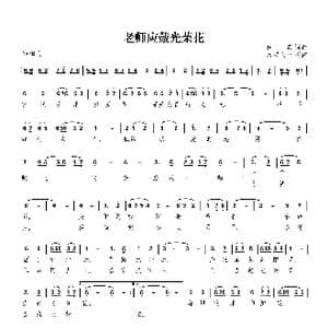 老师应戴光荣花_歌谱投稿_词曲:佚名 佚名