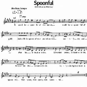 蓝调音乐:Spoonful_外国歌谱