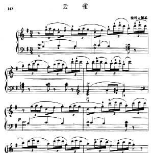 云雀 钢琴谱 柴可夫斯基