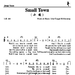 Small Town_外国歌谱