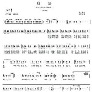 身影 献给可爱的武警消防战士_民歌简谱_词曲:李敏 王怀坚