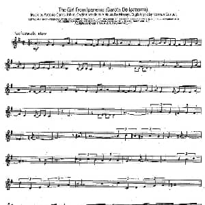 萨克斯谱 | The Giri From Ipanema