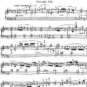 巴赫 平均律钢琴曲集 第一卷 之前奏曲 钢琴谱 巴赫