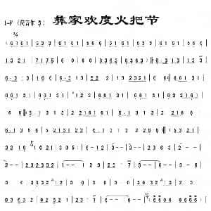 葫芦丝谱 | 彝家欢度火把节