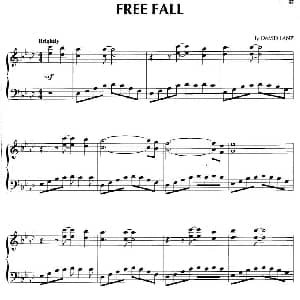 Free Fall 钢琴谱 大卫.蓝兹