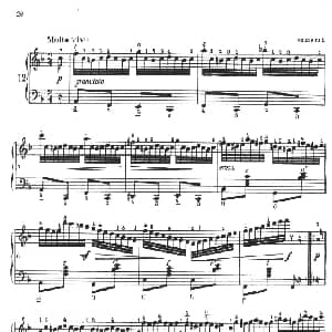 手风琴谱 | 车尔尼手风琴练习曲集 第Ⅱ册 第10 14首