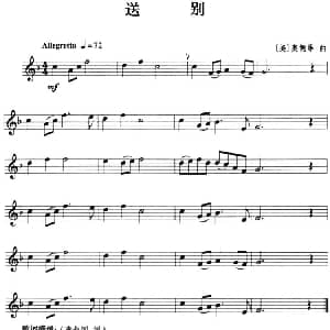 送别 小号 美 奥德维