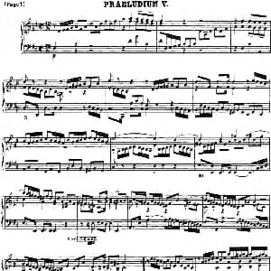 巴赫 平均律钢琴曲集 第二卷 之前奏曲 钢琴谱 巴赫