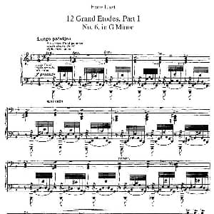 12 Grand Etudes S.137 钢琴谱 弗兰茨 李斯特