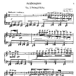 Arabesques Op.42 钢琴谱 里奥 奥恩斯坦 Leo Ornstein