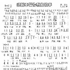 感到幸福你就拍拍手_歌谱投稿_词曲:湘海 孔凡东