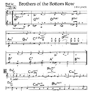 Brothers of the Bottom Row 钢琴谱