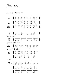 Noumou 非洲手鼓谱