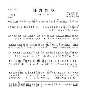 狂野想乡_歌曲简谱_词曲:逸生Laywer 西瓜JUN