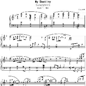 My Destiny 钢琴谱 Zinc编制