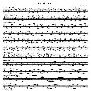 萨克斯谱 | EXAMPLES 爵士乐练习曲2首