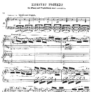 Piano Concerto No.2 in F Major Op.35 钢琴谱 安东 鲁宾斯坦