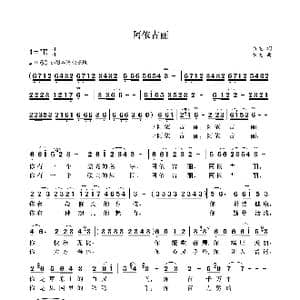 阿依古丽_歌曲简谱_词曲:袁龙 袁龙
