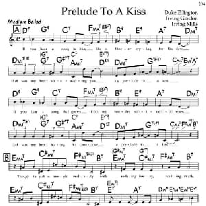 Prelude To A Kiss_外国歌谱