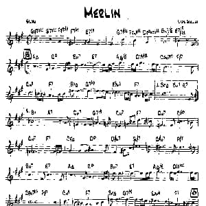 MERLIN 降B爵士乐谱