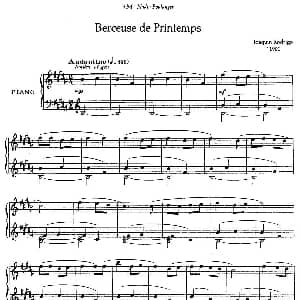 Rodrigo Deux Berceuses 钢琴谱 华金 罗德里戈