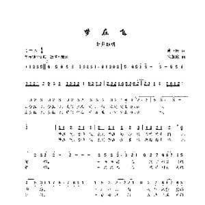 梦在飞_歌谱投稿_词曲:肖正民 朱加农
