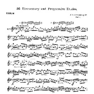 小提琴谱 | 开塞 KAYSER 36首小提琴练习曲之7