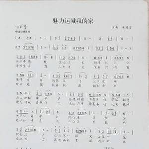 魅力运城我的家_歌谱投稿_词曲:黄彦堂 黄彦堂
