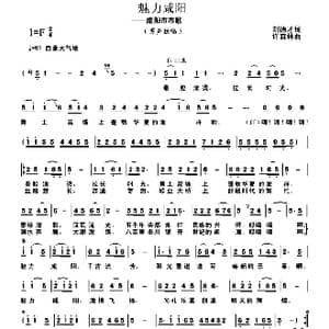 魅力咸阳_歌曲简谱_词曲:刘德才 许森林