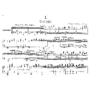 Deux Morceaux Pour Quatre Mains Op.43 钢琴谱 莫里兹 莫什科夫斯基