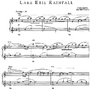 Lake Erie Rainfall 钢琴谱 Jim Brickman 金布来克曼