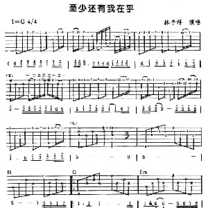 至少还有我在乎 吉他谱 林子祥
