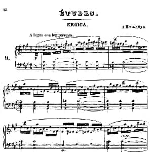 Douze Etudes de Salon Op.5 钢琴谱 阿道夫 冯 亨赛尔特