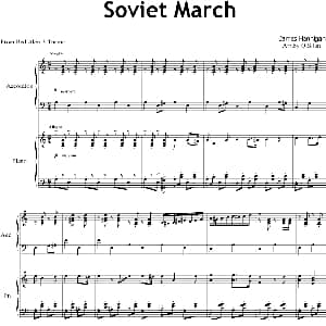 Soviet March 钢琴谱