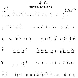 二胡谱 | 丁香花