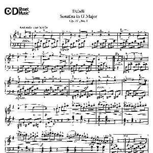 4 Piano Sonatinas 钢琴谱 安东 狄亚贝利