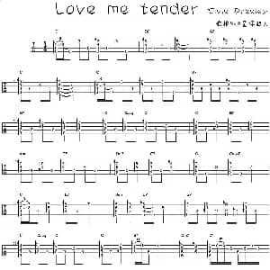 Love Me Tender 吉他谱 Elvis Presley猫王